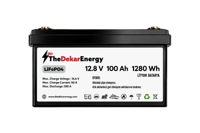 12 Volt 100 Ah LiFePO4 Battery