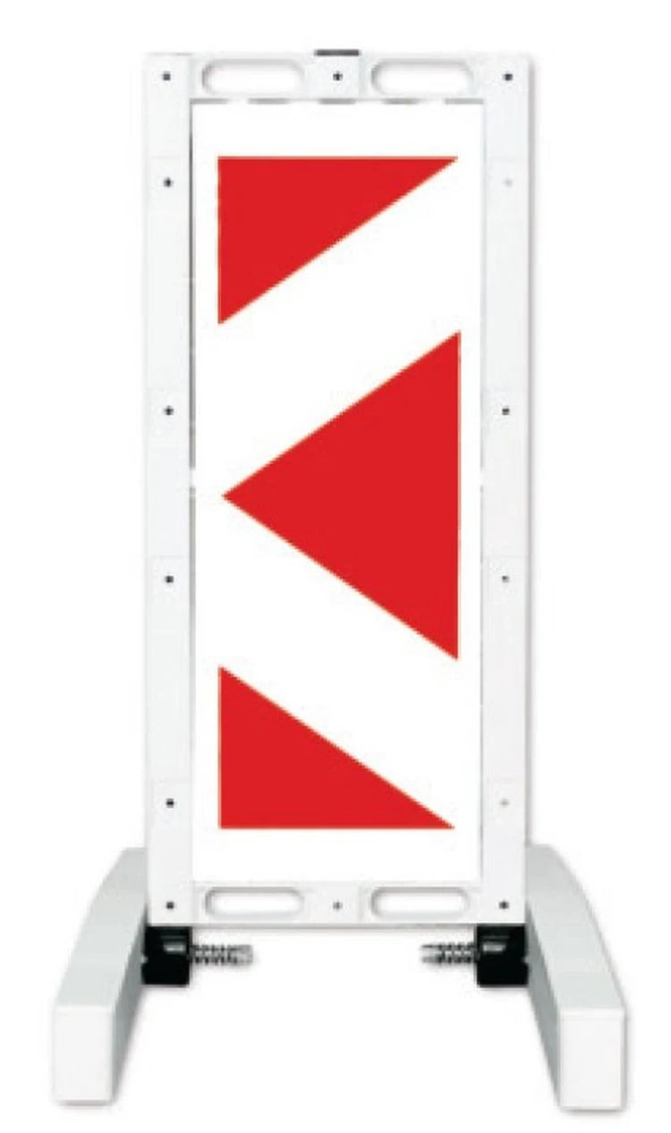 Folding Warning Sign Barrier 12503 FB R