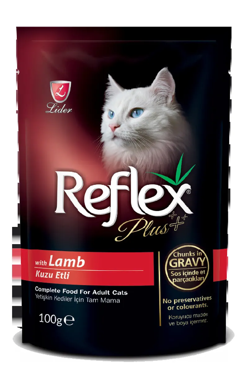Reflex بلس بالغنم طعام قطط بالغة