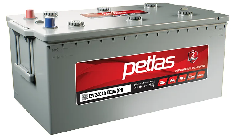 Heavy vehicle battery Petlas C 12 V 240 Ah