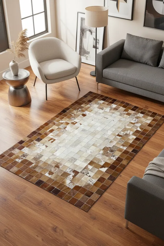 Patchwork Original Leather Rug