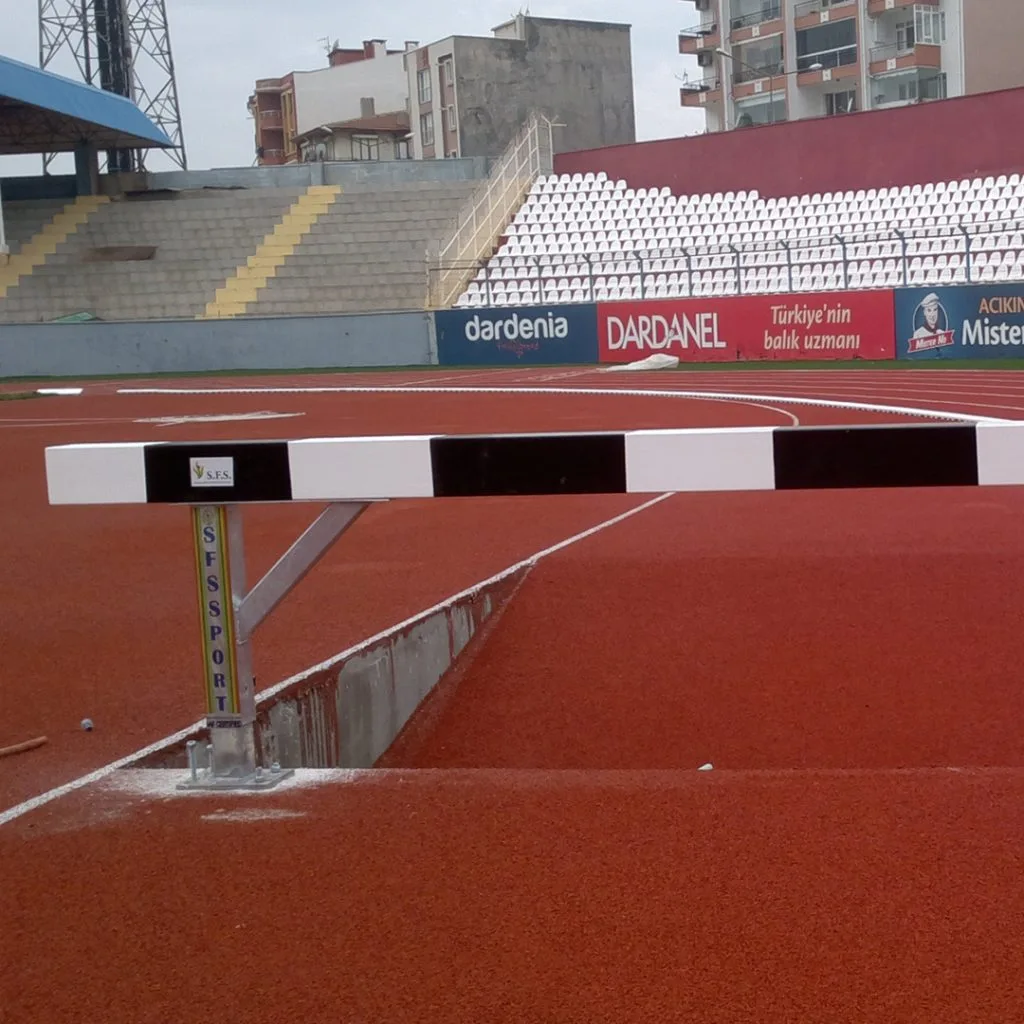 Steeplechase water jump barrier