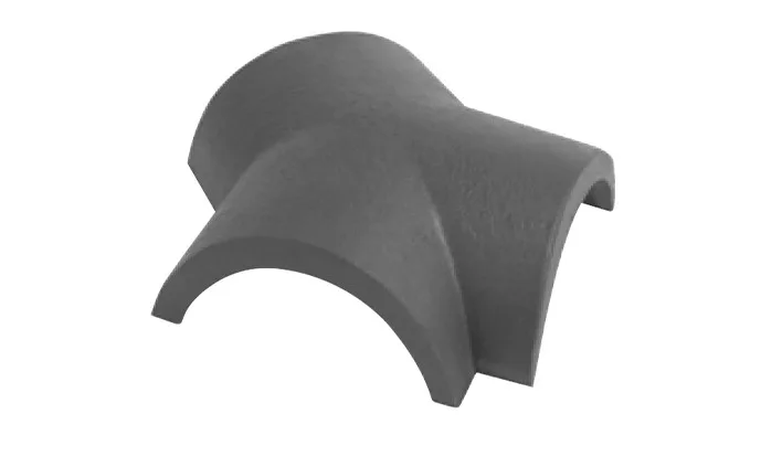 Anthracite 3-way ridge tile
