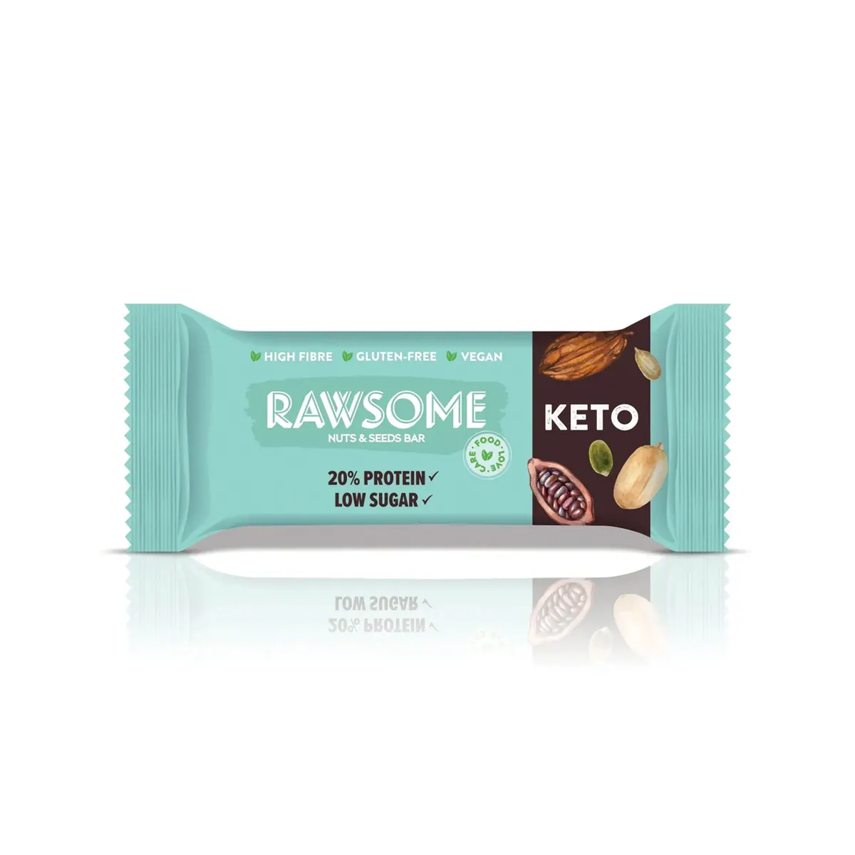 Rawsome Keto Cocoa Protein Bar 40 g