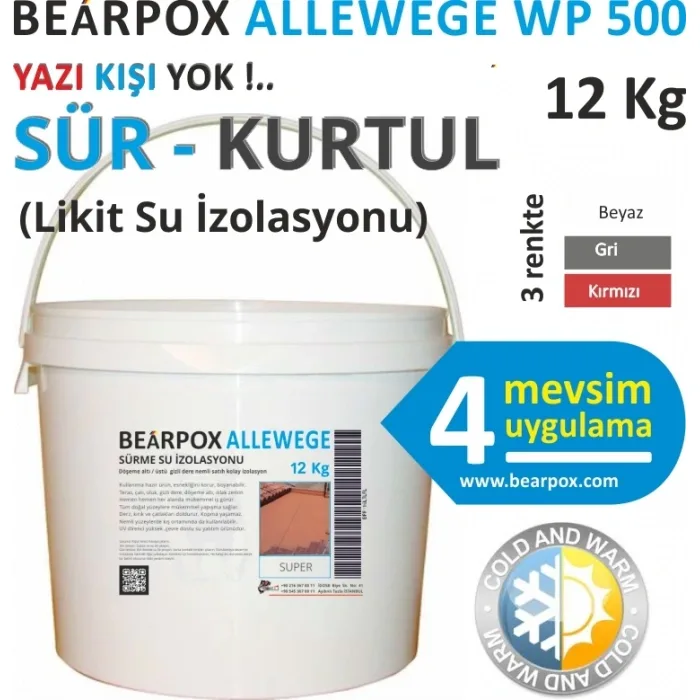 Waterproofing Material BearPOX WB 500 Allewege 12 Kg