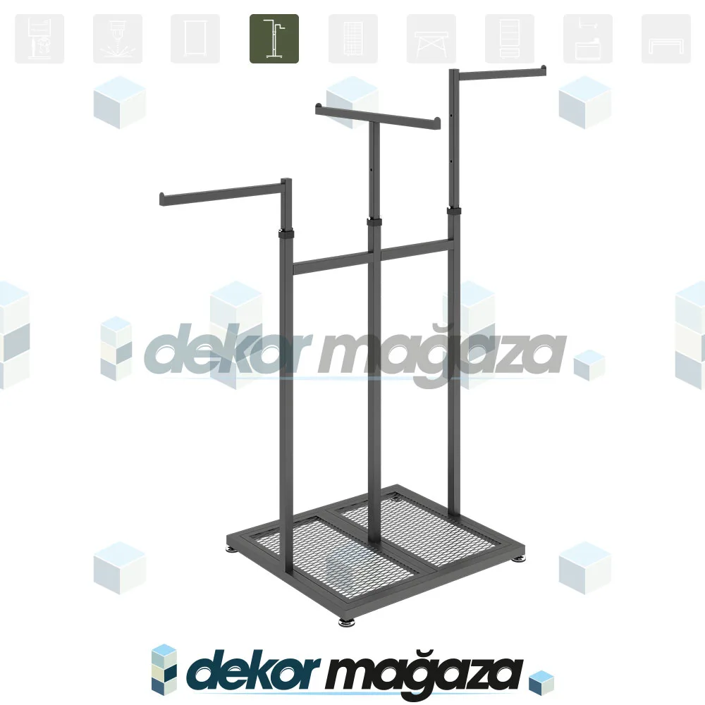 3-arm clothing display stand ARMEX 13