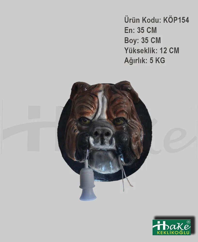 Illuminated bulldog relief