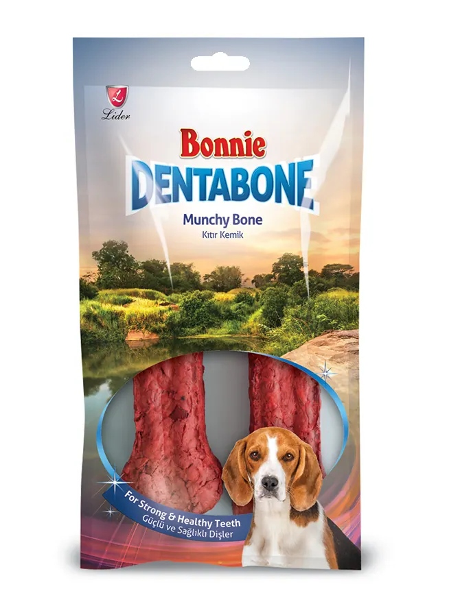 Bonnie دنتابون Crispy ملون عظم 2 Pack