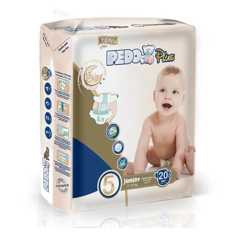 حفاضات أطفال Pedo مقاس 5 Junior