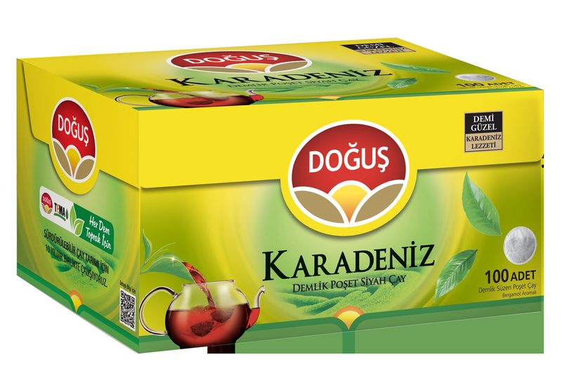 شاي أكياس إبريق Dogus Karadeniz 100 كيس