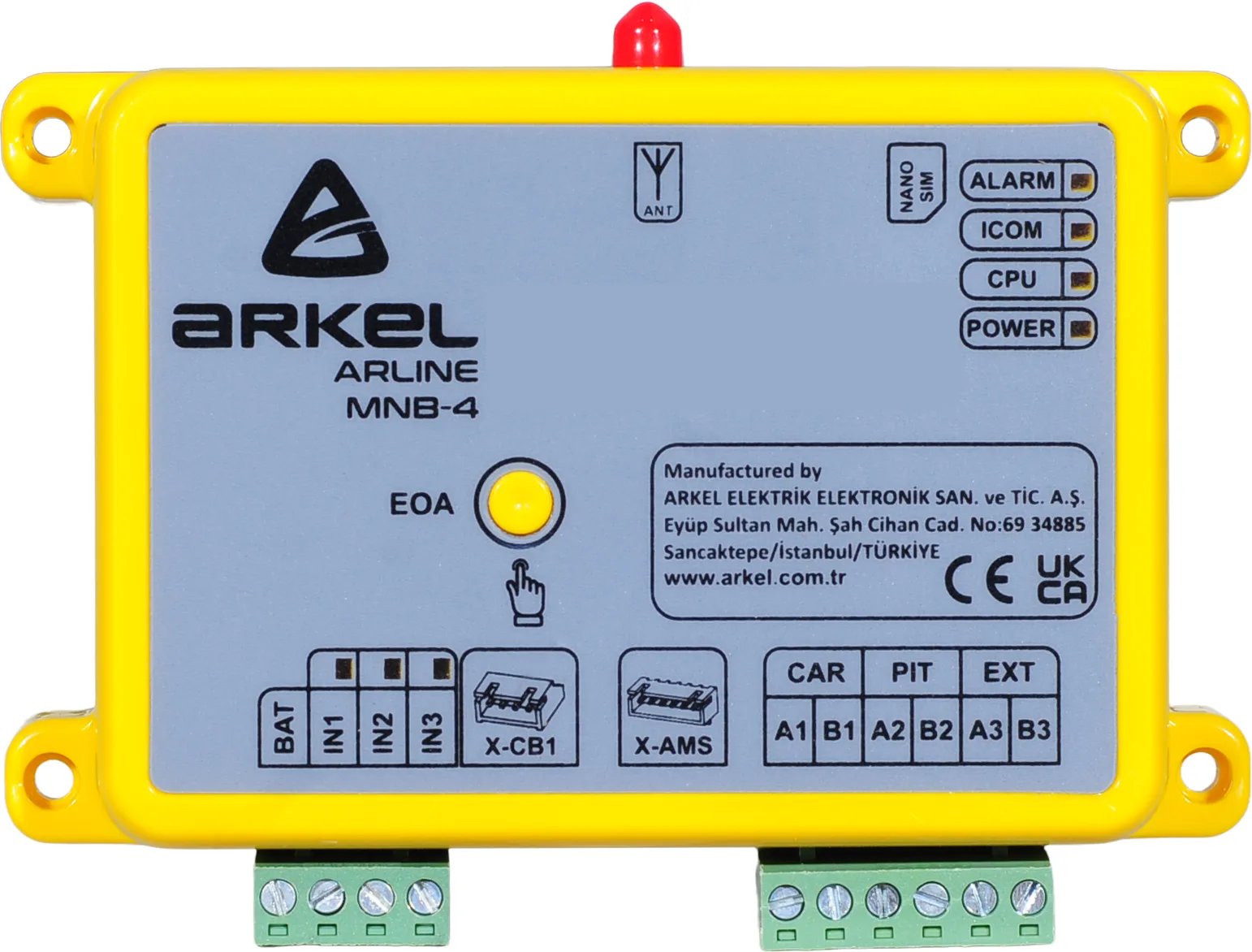 نظام إنذار مصعد ARKEL ARLINE-MNB-4