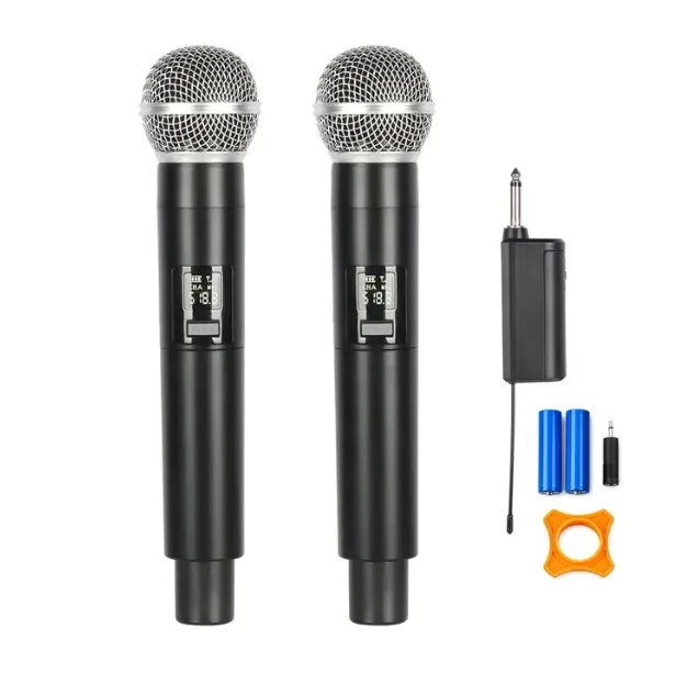 ميكروفون لاسلكي UHF مزدوج