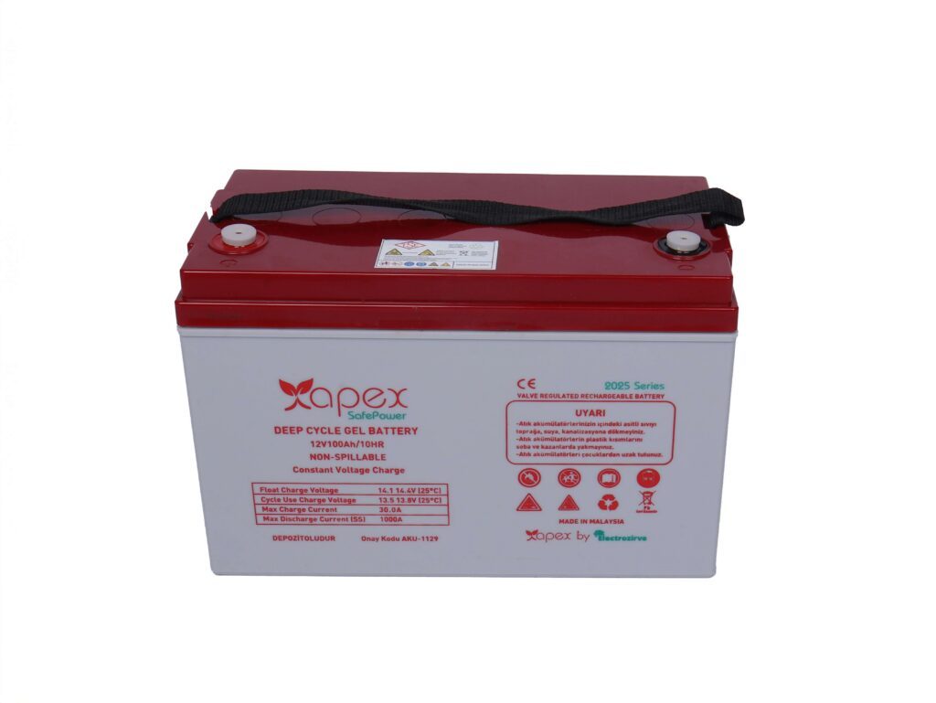 Safepower Apex 12V 100Ah gel battery