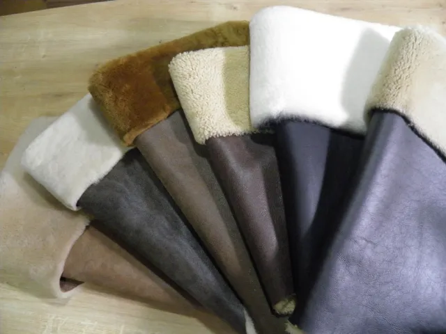 Double Face Shearling Apparel Leather Colour Range SLN-DF0001