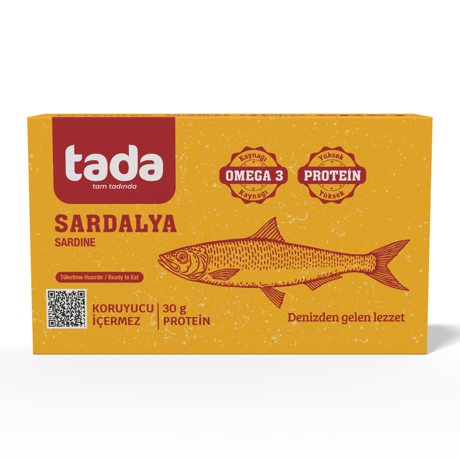 سردين غير حار tada