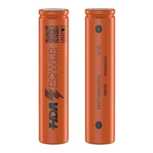 بطارية HDA Power 2000 mAh 10C 18650 ليثيوم أيون قابلة للشحن