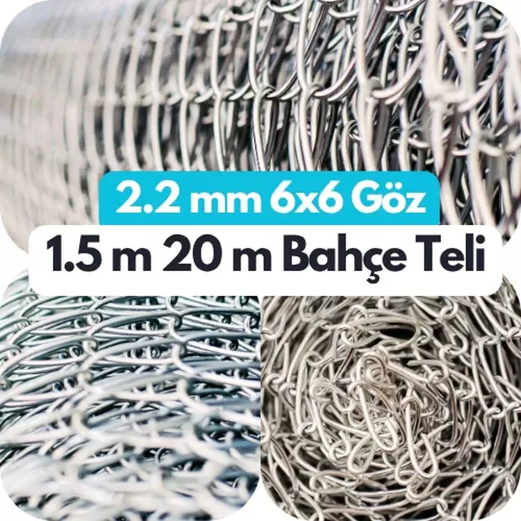 شبك سلكي مجلفن 2.2 مم 6×6