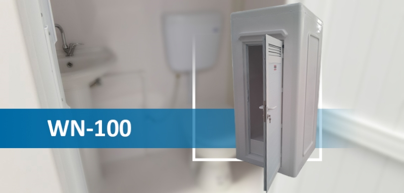 WN-100 Single Toilet Cabin 110x110 cm