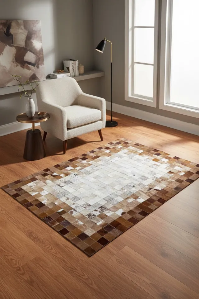 Patchwork Original Leather Rug