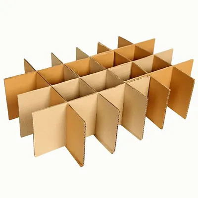 Slotted cardboard separator