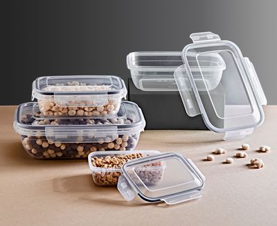 Embox Airtight Food Container, Shallow Rectangular, 300 ML (EP-530)