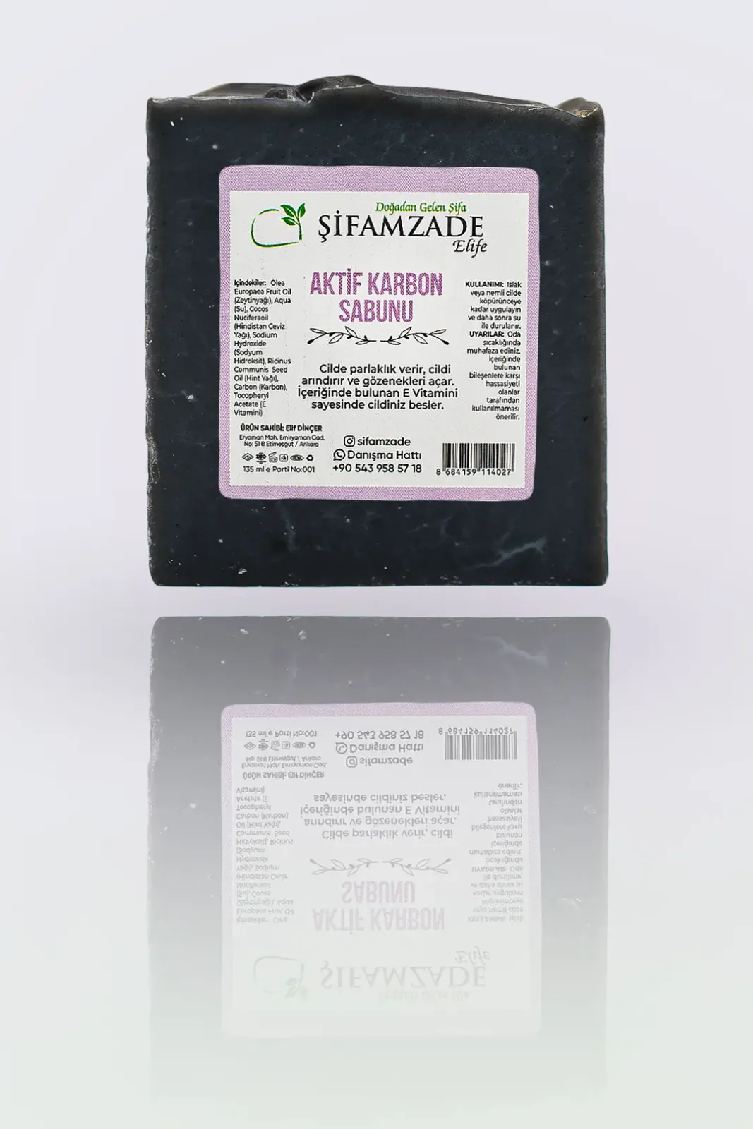 Activated carbon soap