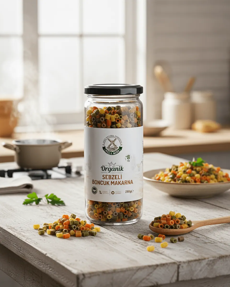 +8 Months Organic Vegetable Bead Pasta 210 g