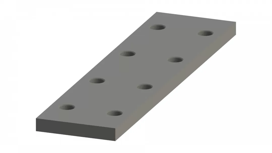 وصلة سكة مصعد GUIDE RAIL FISHPLATE