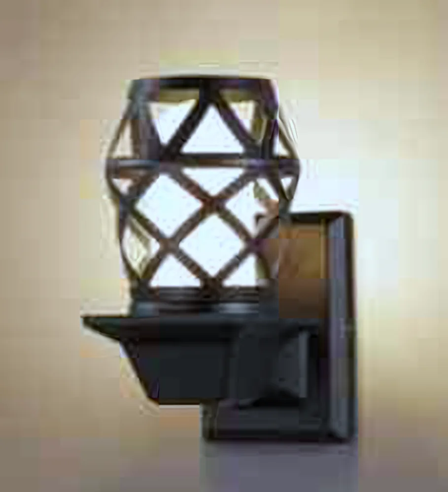 فانوس حائط خارجي DL11675، شبكة ماسية E27 (245*180*135 ملم)