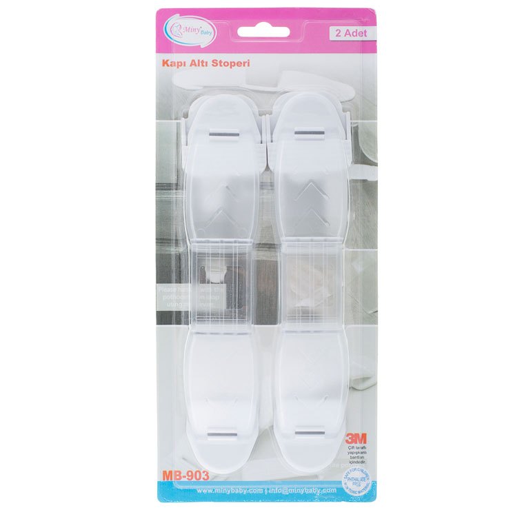 Miny Baby transparent under-door stopper 2-piece