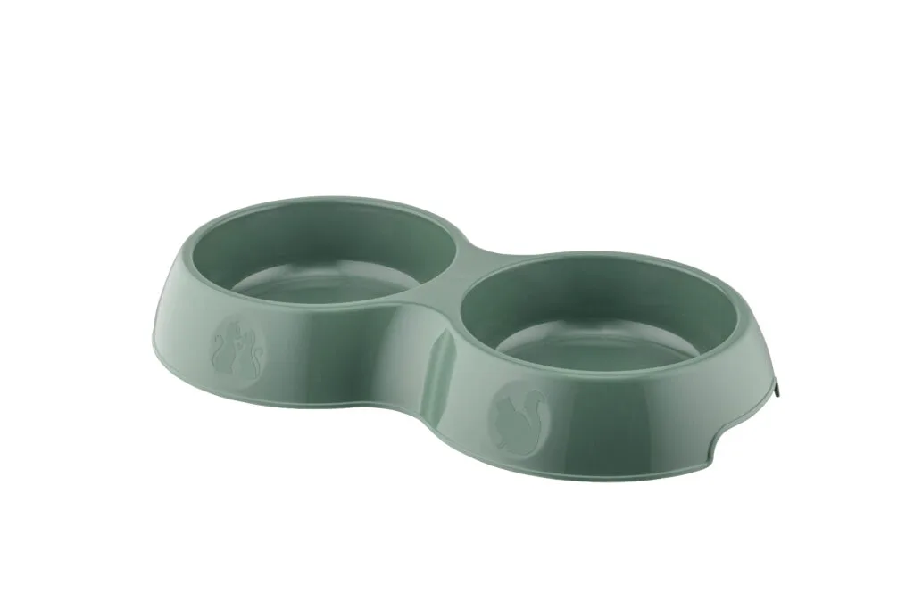 YUMMY-1 double pet food bowl 300+300 ML