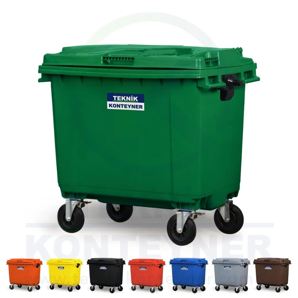 Plastic Waste Container 660L