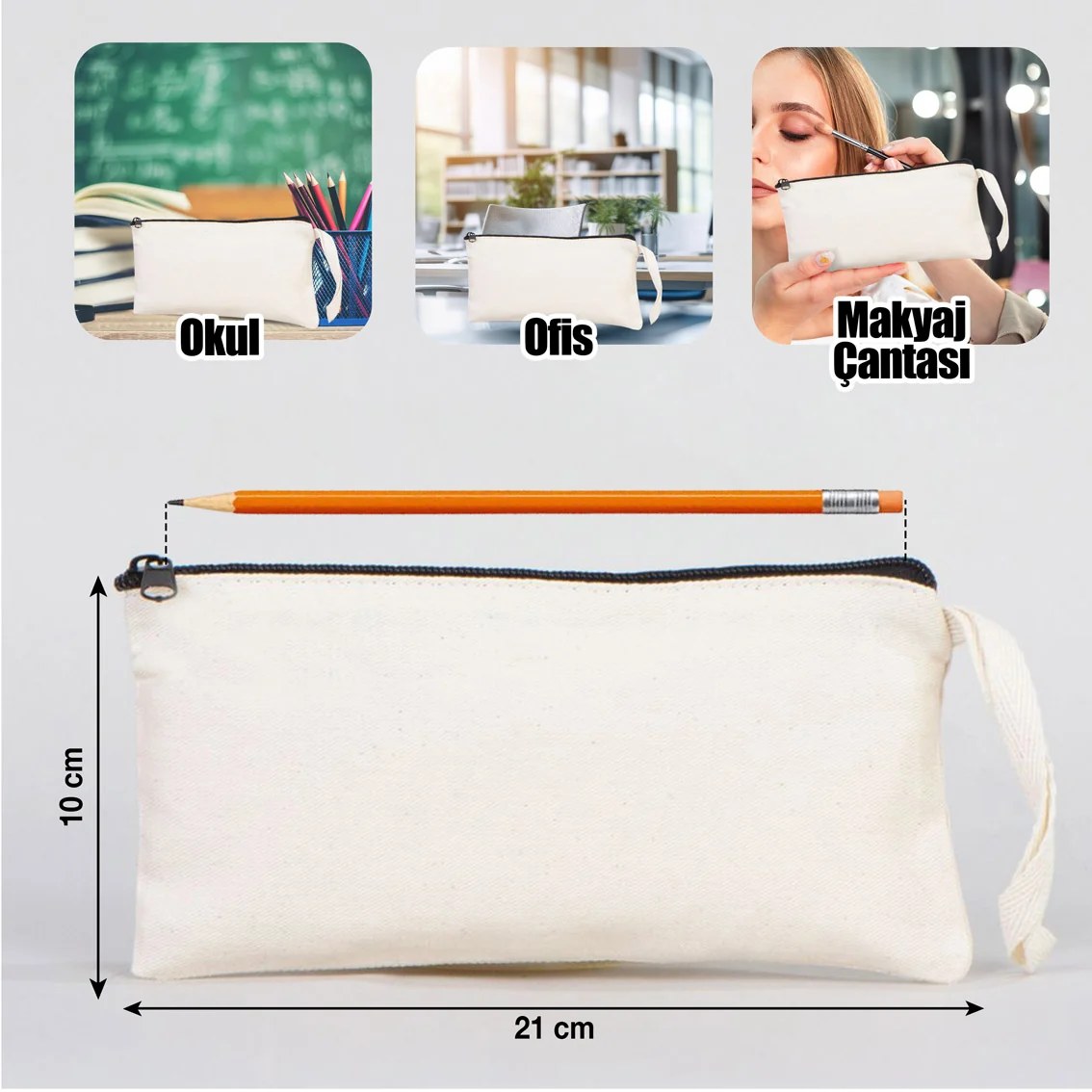 Interlining Shopping Bag 45X40X10cm