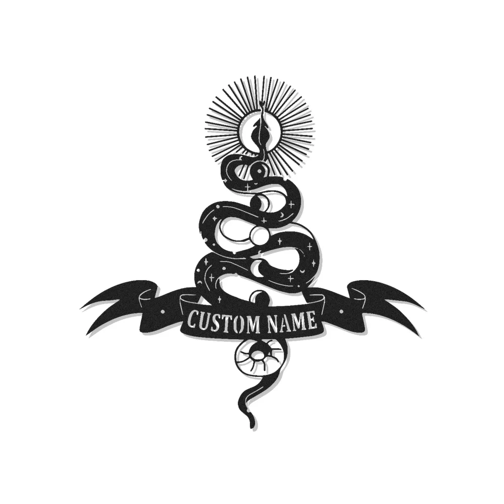 Mystical Snake LED Sign