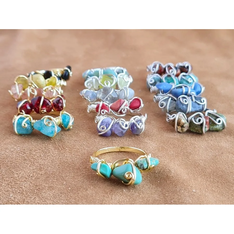 Boho Wire Wrapped Ring No. 28