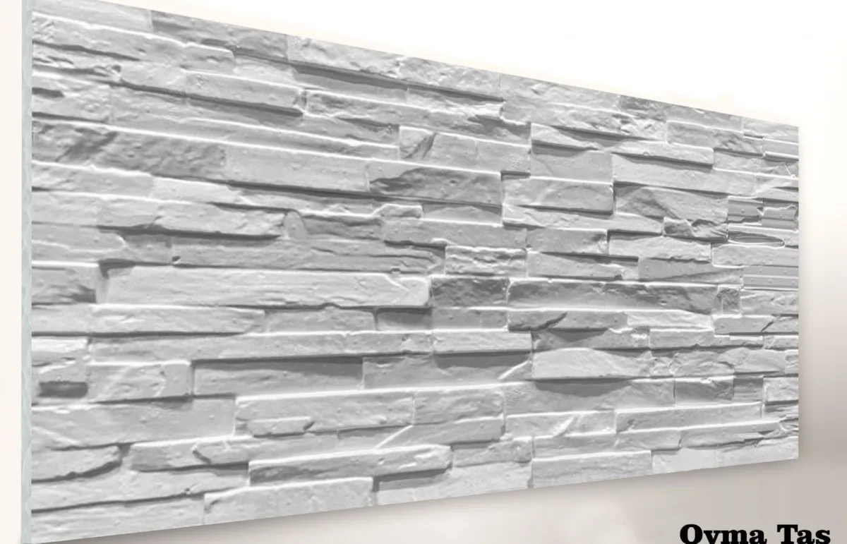 Interior injected EPS wall panel, Carved stone pattern no. 8