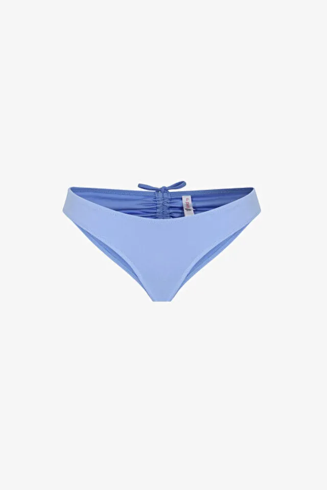 Cheeky Blue Bikini Bottom with Low Waist