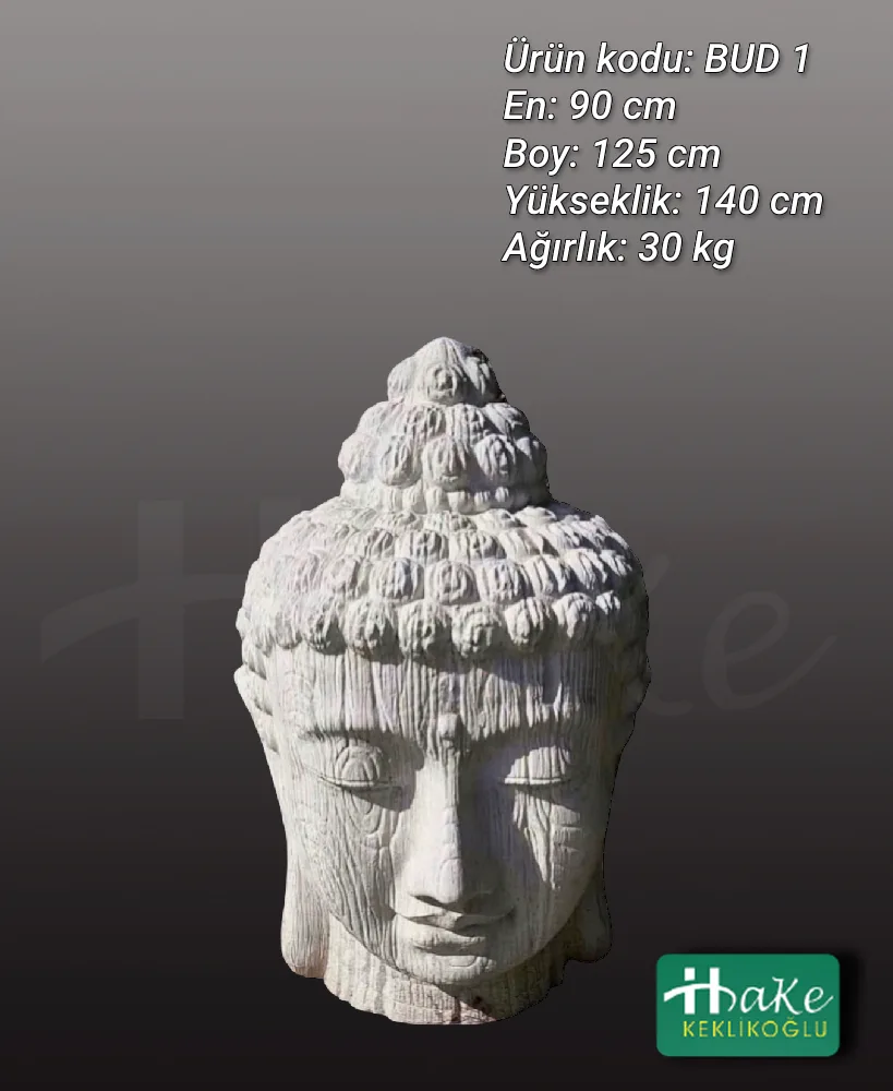تمثال رأس بوذا 140 سم