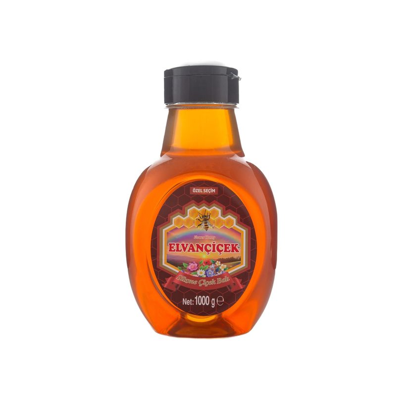 عسل أزهار مصفّى Elvancicek 1 كغ قارورة PET