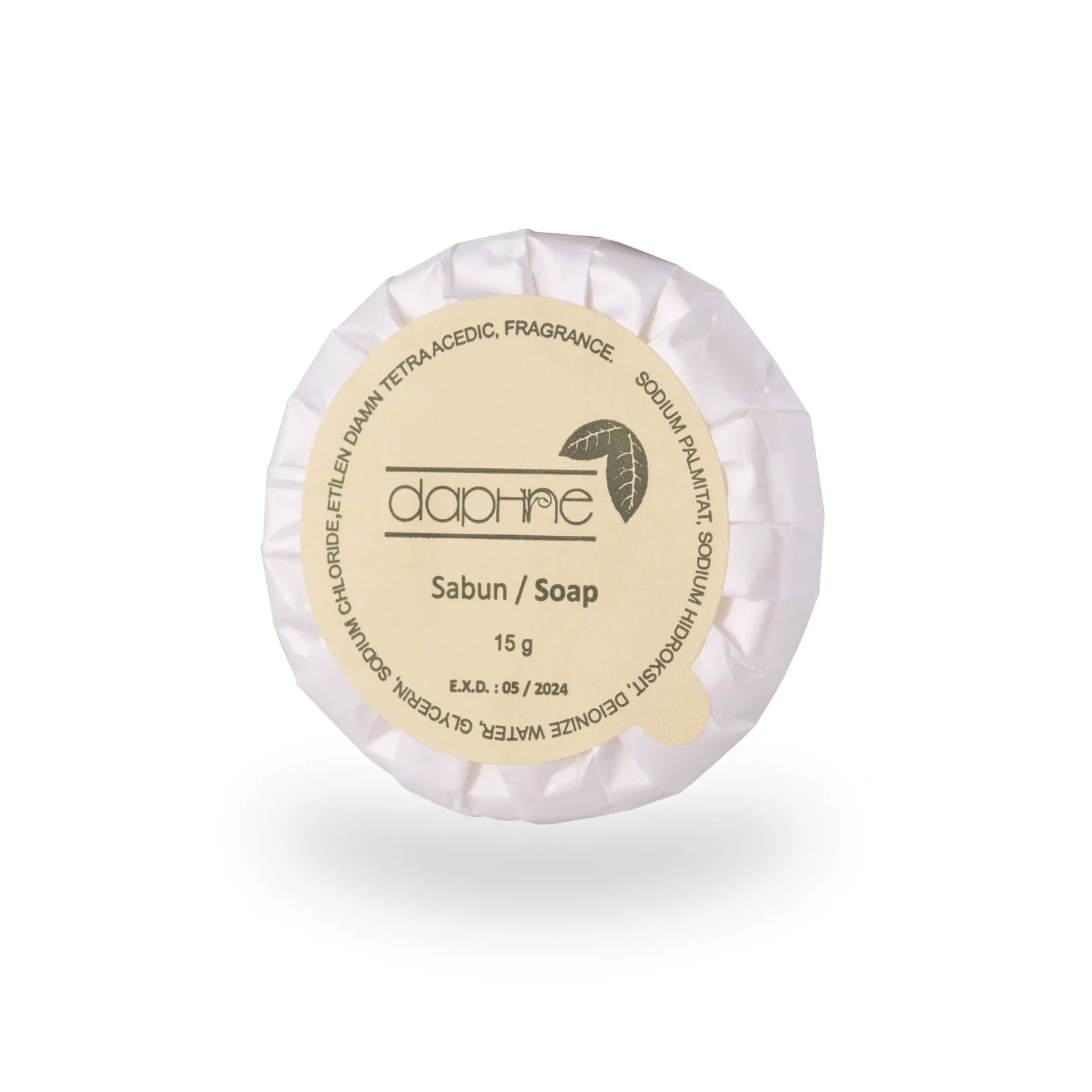Pleat wrapped soap