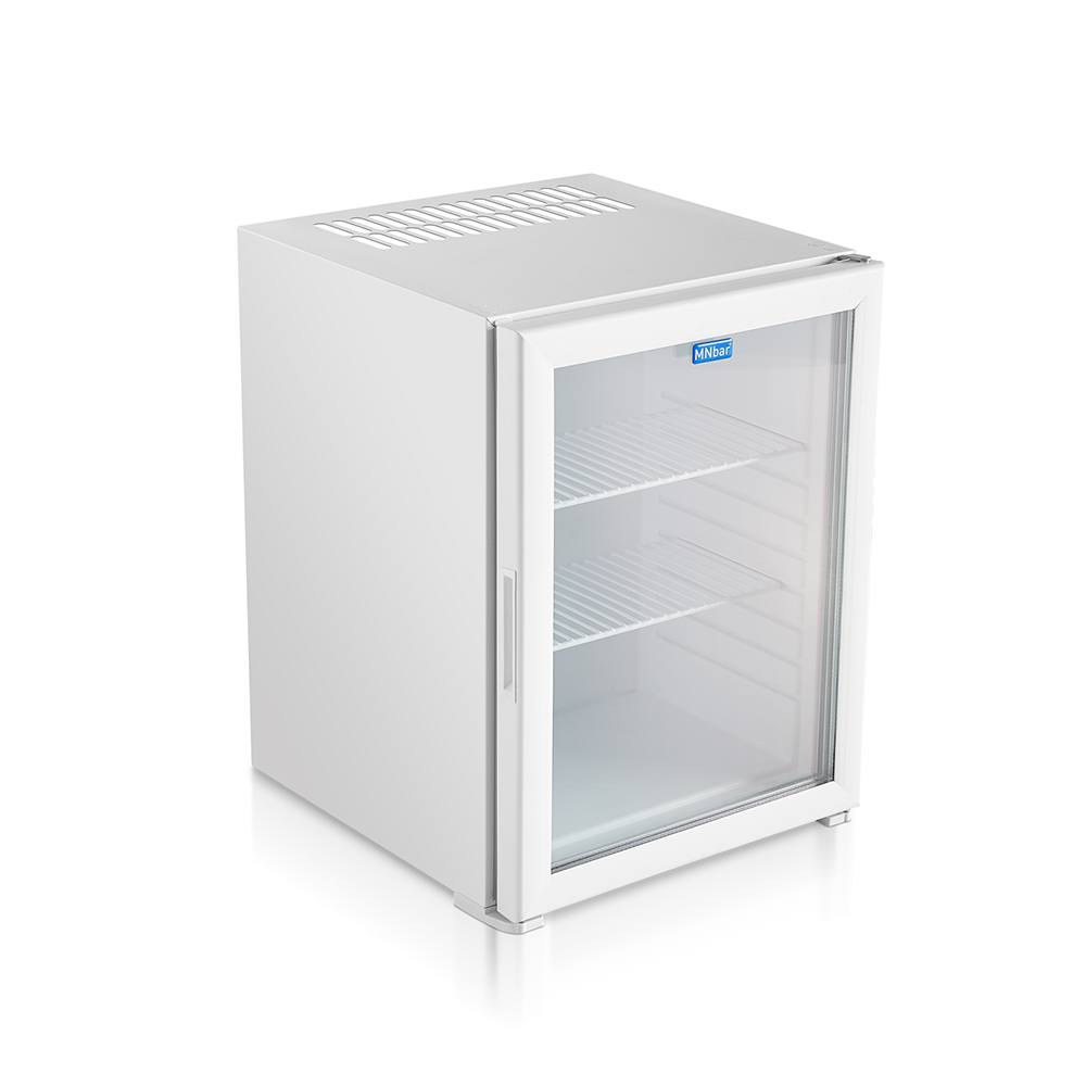 ميني بار إنفرتر MNbar MNK 40C أبيض بباب زجاجي