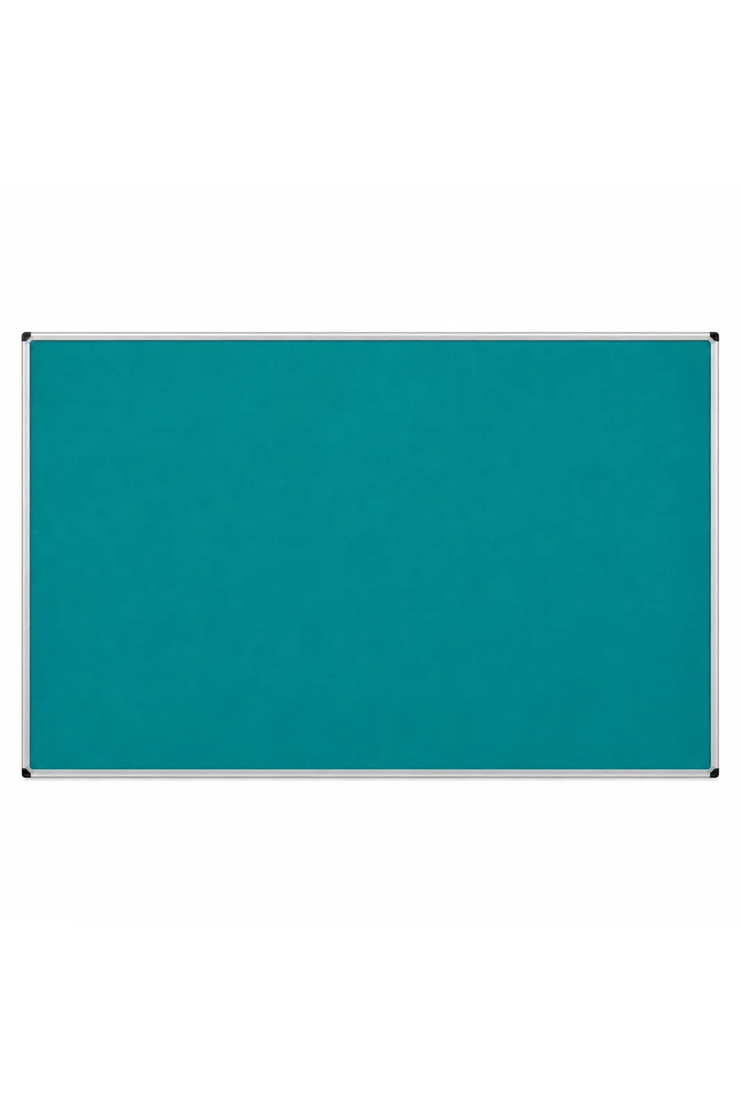 Turquoise wall-mounted fabric board