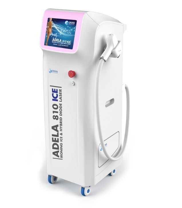 جهاز إزالة الشعر بالليزر دايود برأس ثلجي CROSS ADELA 810-900W (مناسب للاستخدام من قبل الأطباء فقط)
