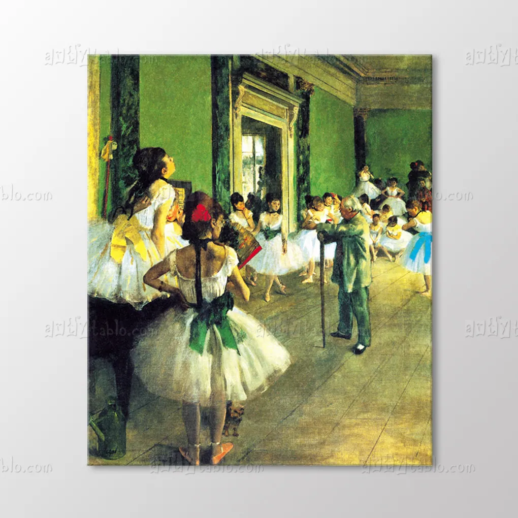 Ballet Class 1874 canvas wall art