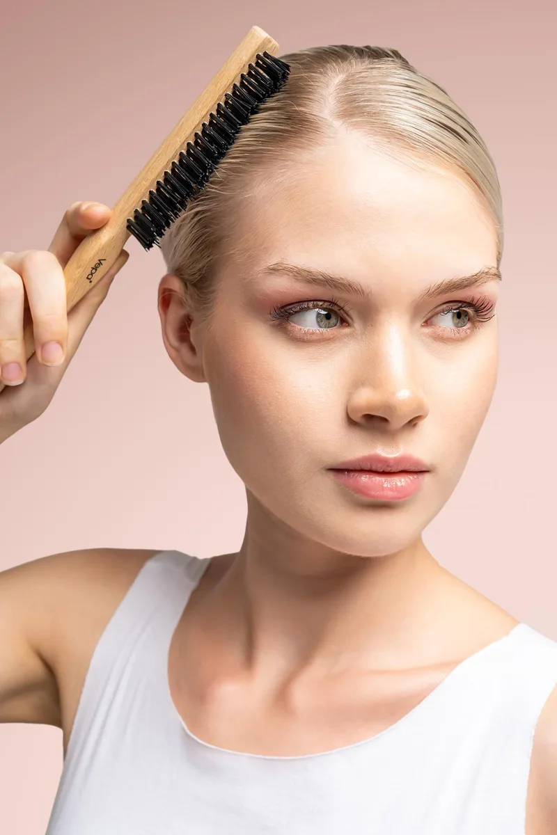 Professional bun brush