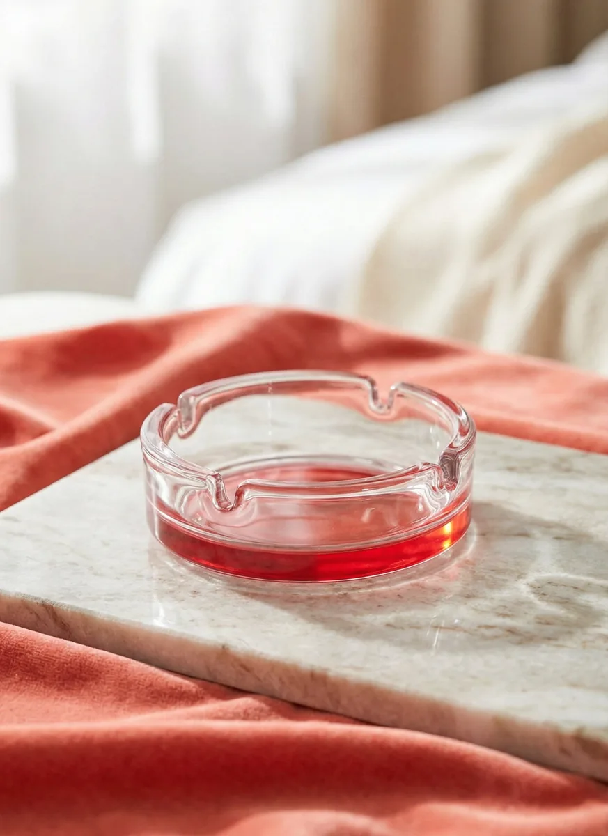 Keyif glass ashtray (2-piece)
