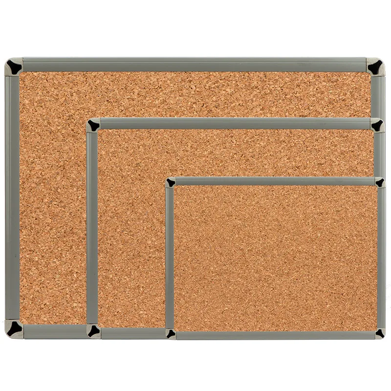 Wall-mounted cork board