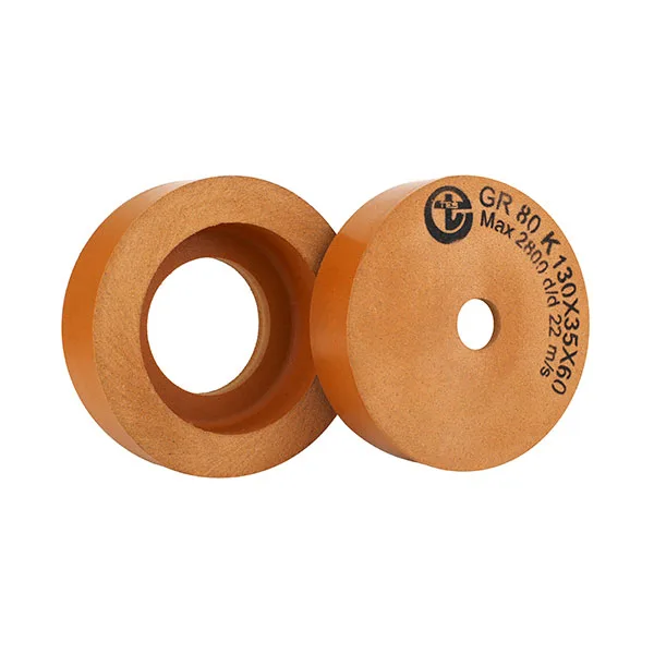 Orange cup polishing wheel with Grit 80