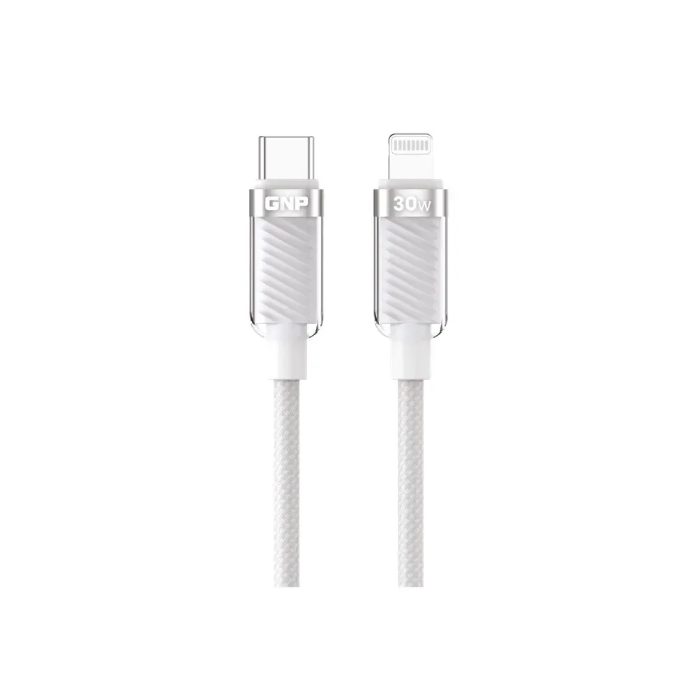 كابل GNP Transparent TYPE-C To Lightning 1.2 Metre