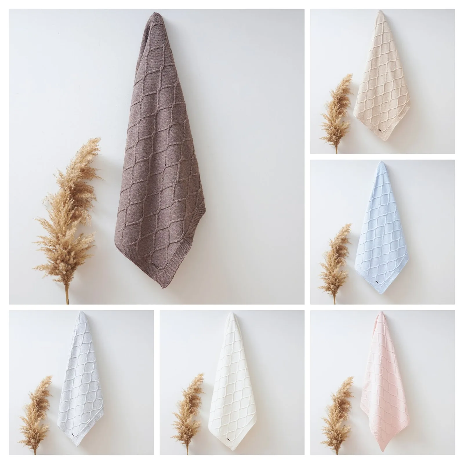 Natural wool baby blanket